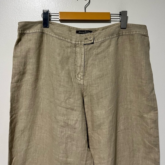 Tommy Bahama Leigh Fit Linen Pants Beige Women’s Size 12 – Relaxed Resort Style - Picture 4 of 10